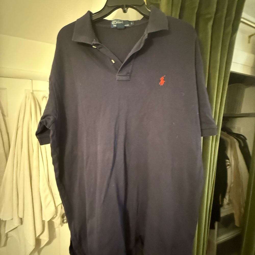 Ralph Lauren Blue Polo Slim Fit
